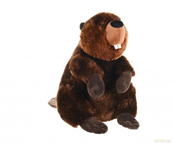 Wild Republic 10921 Castor Pluszaks Beaver Plush Soft, Cuddlekins Cuddly Toys, Gifts for Kids 30 cm