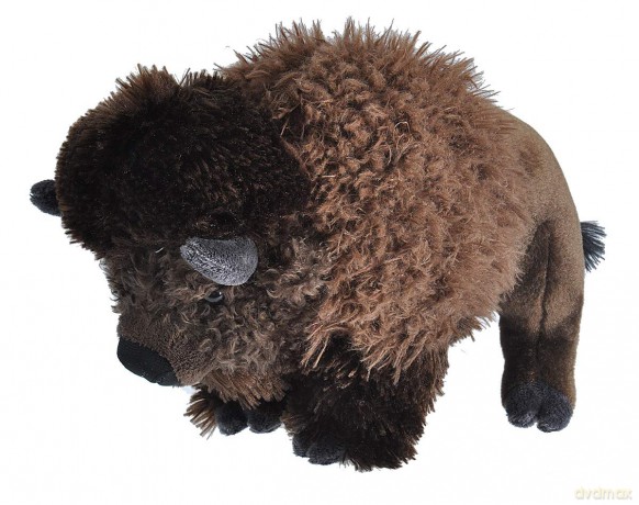 Wild Republic 10922 Cuddlekins Bison Cuddly Soft toys, 30 cm