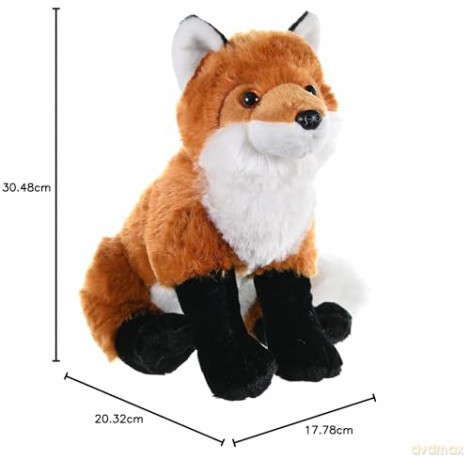 Wild Republic 10944 Cuddlekins Red Fox Cuddly Soft toys, 30 cm