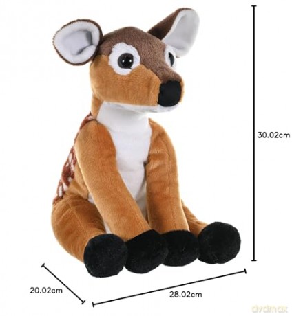 Wild Republic 11040 Cuddlekins Fawn Cuddly Soft toys, 30 cm