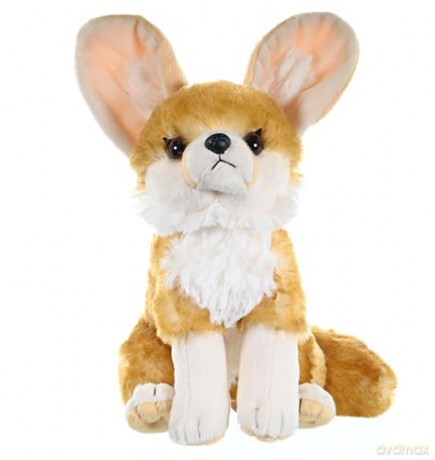 Wild Republic 11507 Fennec Fox Plush Soft, Cuddlekins Cuddly Toys, Gifts for Kids, Brown,30 cm