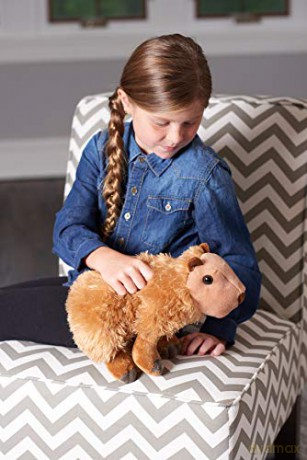 Wild Republic 11706 Capybara, Stuffed Animal, Plush Toy, Gifts for Kids, brown, Cuddlekins 12 Inches