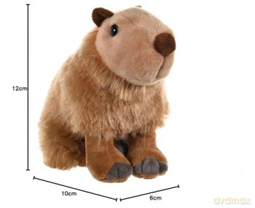 Wild Republic 11706 Capybara, Stuffed Animal, Plush Toy, Gifts for Kids, brown, Cuddlekins 12 Inches