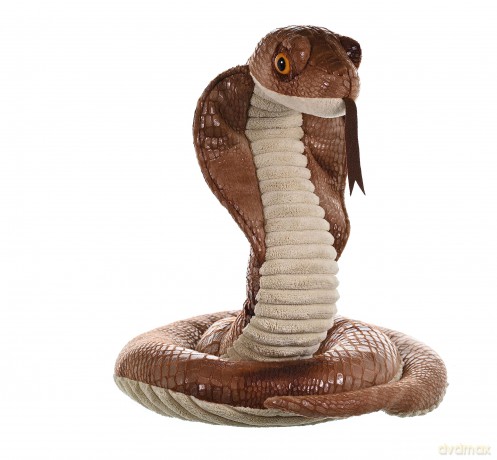 Wild Republic 12233 Cobra Plush Cuddlekins Cuddly Soft toys, 30 cm