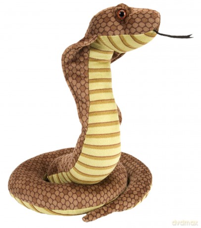 Wild Republic 12233 Cobra Plush Cuddlekins Cuddly Soft toys, 30 cm