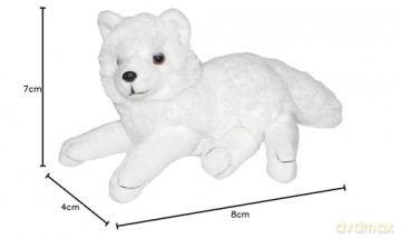 Wild Republic 12269 Cuddlekins Mini Arctic Fox, 20 cm