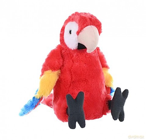 Wild Republic 12293 Scarlet Macaw Animals Cuddlekins Mini, 20 cm
