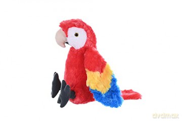 Wild Republic 12293 Scarlet Macaw Animals Cuddlekins Mini, 20 cm