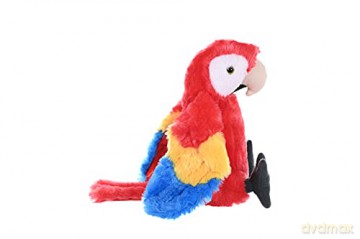 Wild Republic 12293 Scarlet Macaw Animals Cuddlekins Mini, 20 cm
