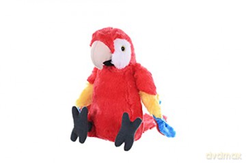 Wild Republic 12293 Scarlet Macaw Animals Cuddlekins Mini, 20 cm