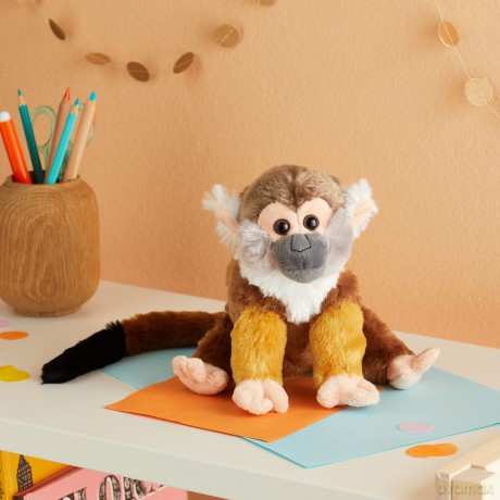 Wild Republic 12303 Squirrel Monkey Plush, Cuddlekins Cuddly Soft Toys, Kids Gifts, 20 cm, Multi