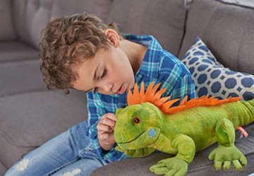 Wild Republic 12905 Iguana Plush, Cuddlekins Cuddly Soft Toys, Kids Gifts, 15 inches
