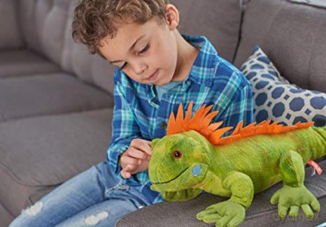 Wild Republic 12905 Iguana Plush, Cuddlekins Cuddly Soft Toys, Kids Gifts, 15 inches