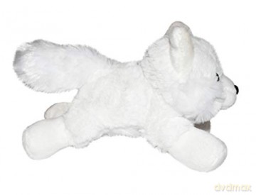 Wild Republic 16224, Arctic Fox Hugems Plush, Cuddly Soft Toy, 18 cm