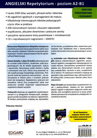 Angielski Repetytorium leksykalno-tematycz A2-B1 [KSIĄŻKA]