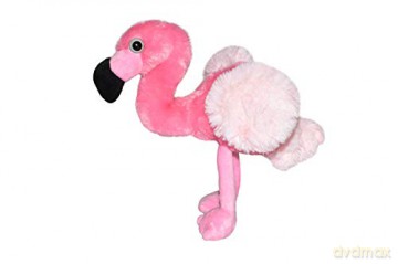 Wild Republic 16253, Flamingo Hugems Soft, Gifts for Kids, Cuddly Toy, 18 cm