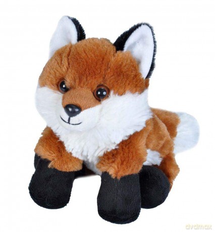 Wild Republic 16268, Red Fox Hugems Soft, Gifts for Kids, Cuddly Toy 18cm