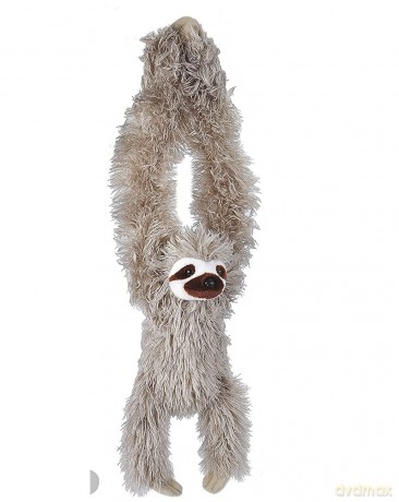 Wild Republic 16387 Hanging Sloth Plush, Soft Toy, Cuddlekins, 51 cm, Brown
