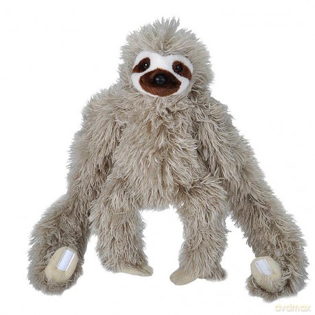 Wild Republic 16387 Hanging Sloth Plush, Soft Toy, Cuddlekins, 51 cm, Brown
