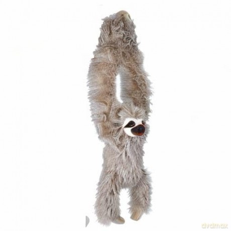 Wild Republic 16387 Hanging Sloth Plush, Soft Toy, Cuddlekins, 51 cm, Brown