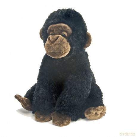 Wild Republic 16614 cuddlekins gorilla baby Stuffed Animal Plush Toy, Black, 12"