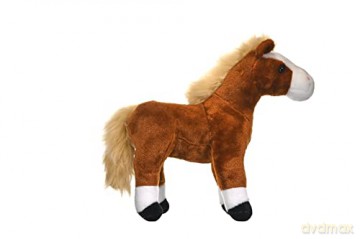 Wild Republic 16994 Cuddlekins Standing Brown Horse Cuddly Soft toys, 30 cm