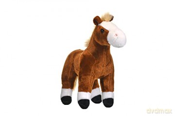 Wild Republic 16994 Cuddlekins Standing Brown Horse Cuddly Soft toys, 30 cm