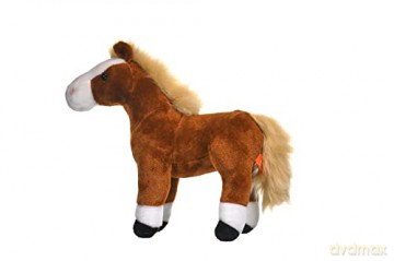 Wild Republic 16994 Cuddlekins Standing Brown Horse Cuddly Soft toys, 30 cm