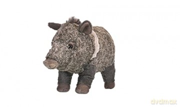 Wild Republic 18057 cuddlekins javelina 12" Stuffed Animal Plush Toy, Grey,white