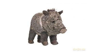 Wild Republic 18057 cuddlekins javelina 12" Stuffed Animal Plush Toy, Grey,white