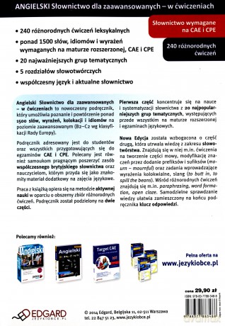 Angielski Słownictwo dla zaawansowanych [KSIĄŻKA]