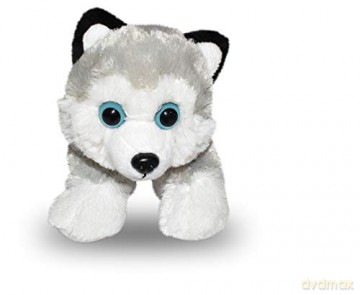 Wild Republic 18085 Husky, Hugems, Cuddly Soft Toy, Kids Gifts, 18 cm