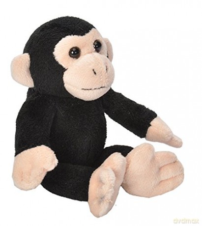 Wild Republic 18109 CK Lils Pan Chimpancé Pluszaks Pocketkins, Schwarz-beige