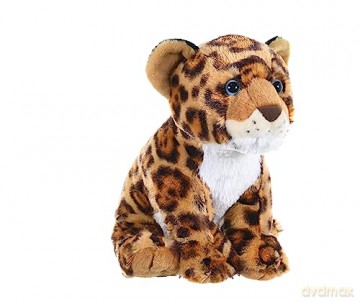Wild Republic 19353 Jaguar Cub Plush Soft, Cuddlekins Cuddly Toys, Gifts for Kids 30 cm,Blue, 12"