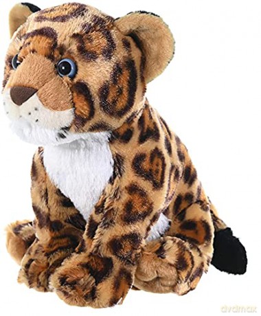 Wild Republic 19353 Jaguar Cub Plush Soft, Cuddlekins Cuddly Toys, Gifts for Kids 30 cm,Blue, 12"