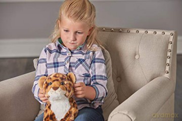 Wild Republic 19353 Jaguar Cub Plush Soft, Cuddlekins Cuddly Toys, Gifts for Kids 30 cm,Blue, 12"