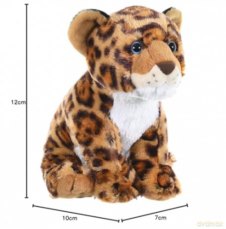Wild Republic 19353 Jaguar Cub Plush Soft, Cuddlekins Cuddly Toys, Gifts for Kids 30 cm,Blue, 12"