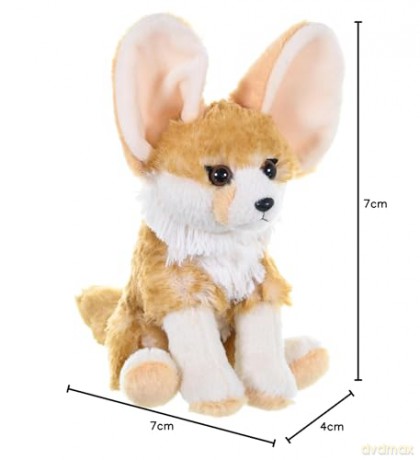 Wild Republic 19379 Fennec Fox Plush, Cuddlekins Cuddly Soft Toys, Kids Gifts, 20 cm Mini