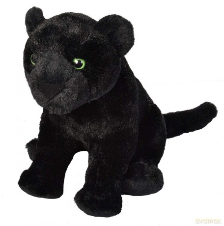 Wild Republic 19414 Black Jaguar Plush, Cuddlekins Cuddly Soft Toys, Kids Gifts, 30 cm