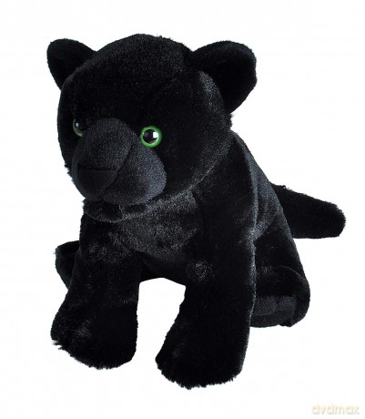 Wild Republic 19414 Black Jaguar Plush, Cuddlekins Cuddly Soft Toys, Kids Gifts, 30 cm