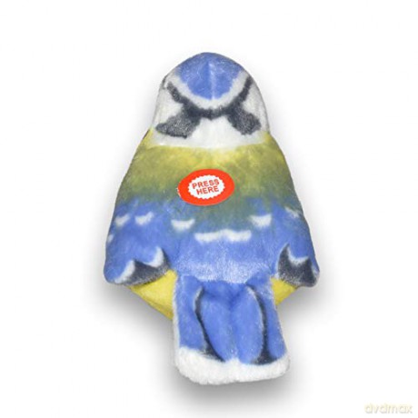 Wild Republic 19483 13-16 cm Blue Tit with Real Bird Calls Plush Toy
