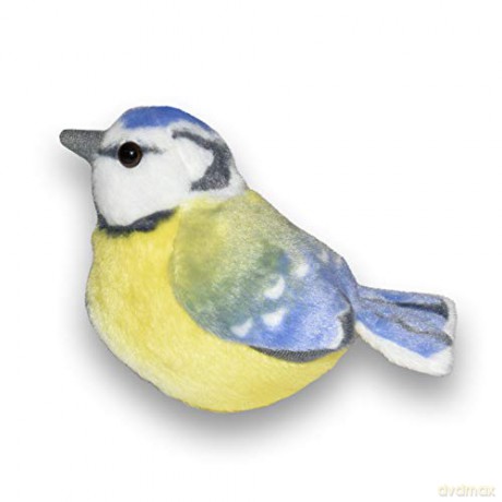 Wild Republic 19483 13-16 cm Blue Tit with Real Bird Calls Plush Toy