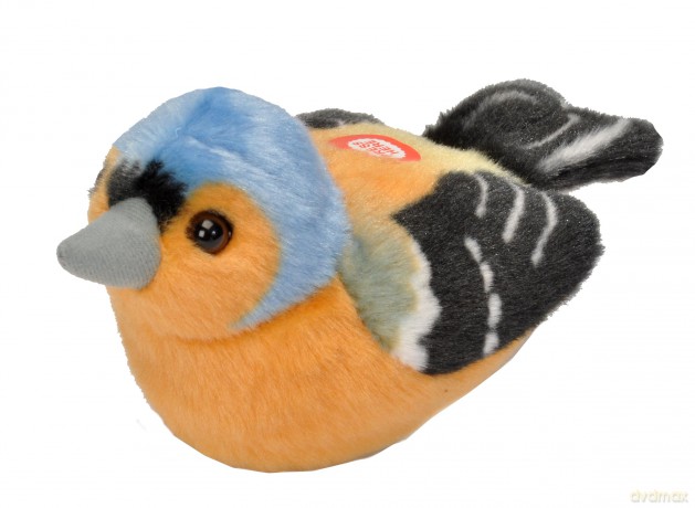 Wild Republic 19484 13-16 cm Chaffinch with Real Bird Calls Plush Toy