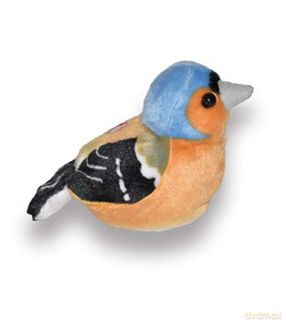Wild Republic 19484 13-16 cm Chaffinch with Real Bird Calls Plush Toy