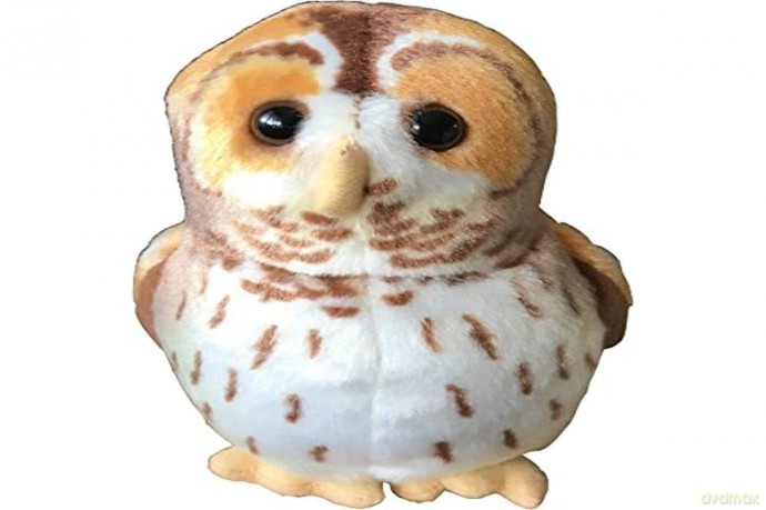 Wild Republic 19487 Republic Tawny Owl with Authentic Bird Sound, Soft Toy for Kids, 13cm, Beige