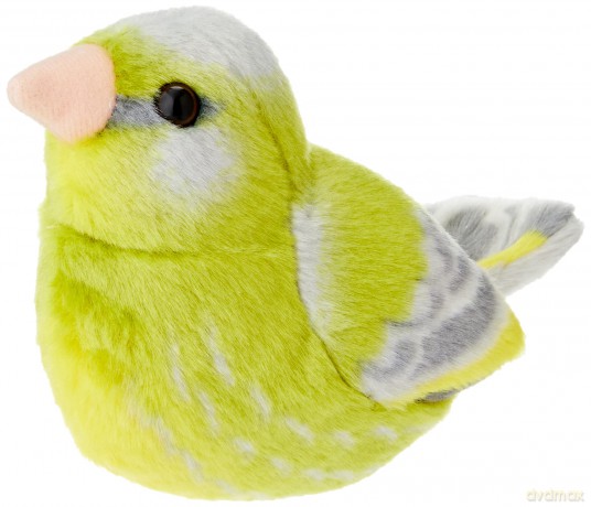 Wild Republic 19488 13-16 cm Greenfinch with Real Bird Calls Plush Toy, Yellow