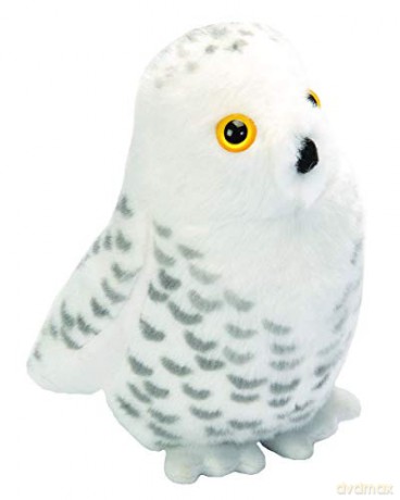 Wild Republic 19597 13-16 cm Snowy Owl with Real Bird Calls Plush Toy,Beige