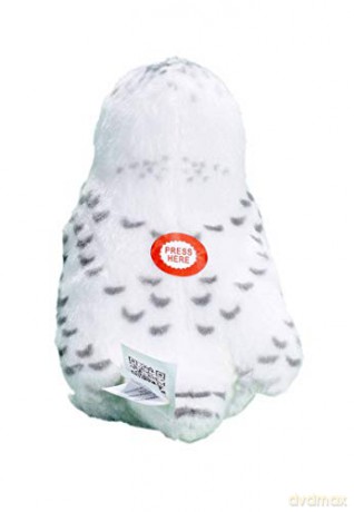 Wild Republic 19597 13-16 cm Snowy Owl with Real Bird Calls Plush Toy,Beige