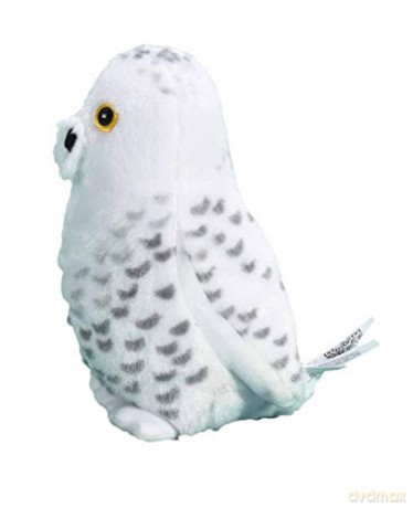 Wild Republic 19597 13-16 cm Snowy Owl with Real Bird Calls Plush Toy,Beige