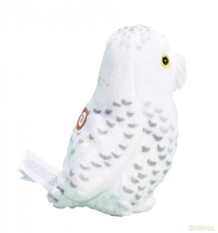 Wild Republic 19597 13-16 cm Snowy Owl with Real Bird Calls Plush Toy,Beige